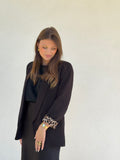 BLAZER | LÉOPARD NOIR