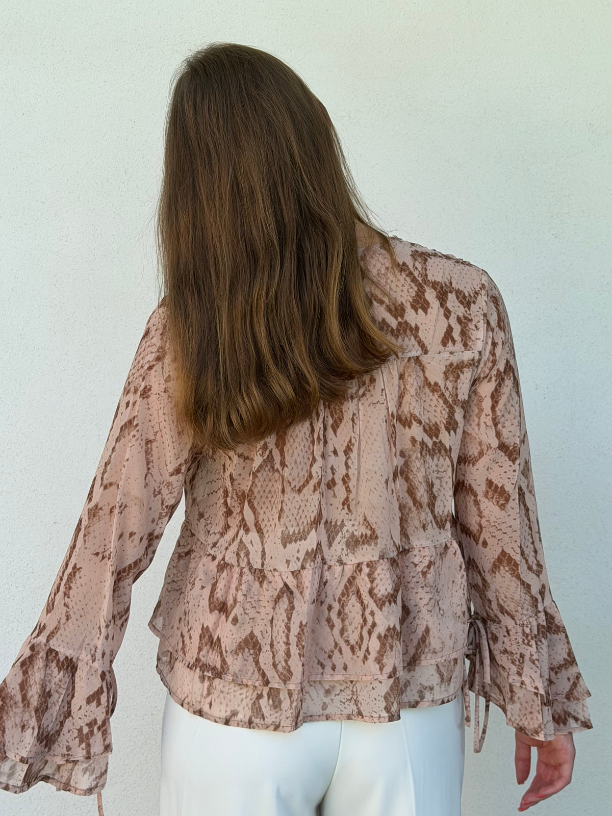 BLOUSE | PYTHON BRUN