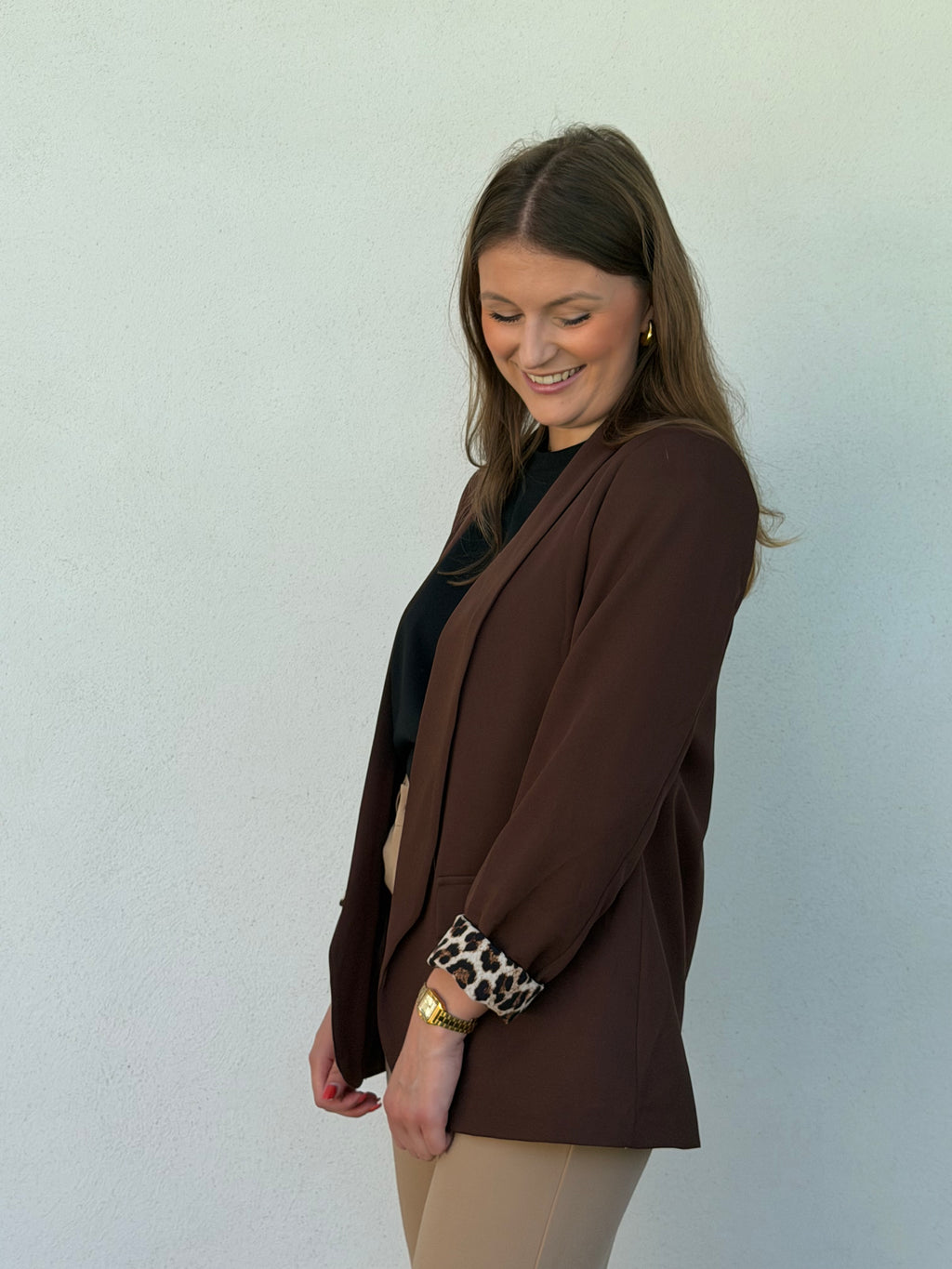 BLAZER | LÉOPARD CHOCOLAT