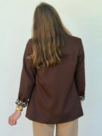 BLAZER | LÉOPARD CHOCOLAT
