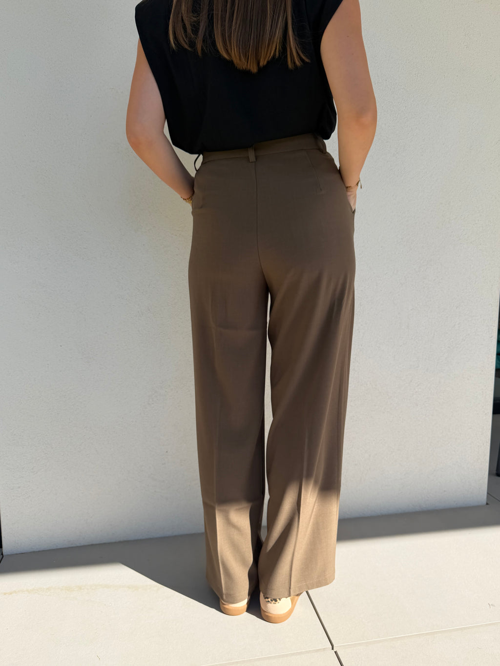 PANTALON DE TAILLEUR | EMIE KAKI