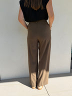 PANTALON DE TAILLEUR | EMIE KAKI