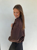 BLOUSON | ALICE MARRON FONCÉ