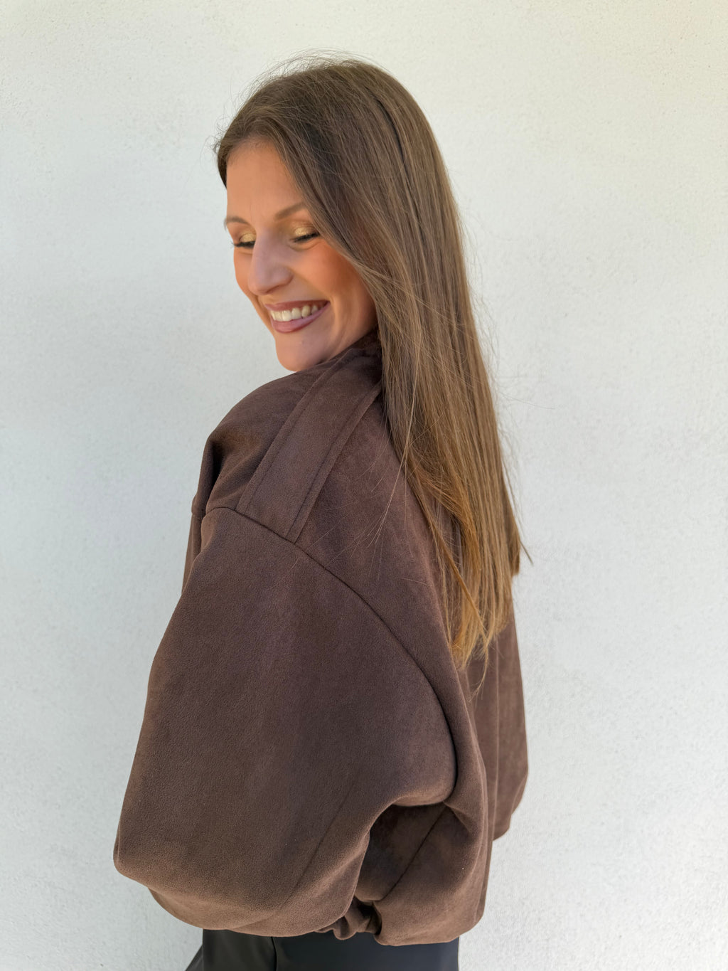 BLOUSON | ALICE MARRON FONCÉ