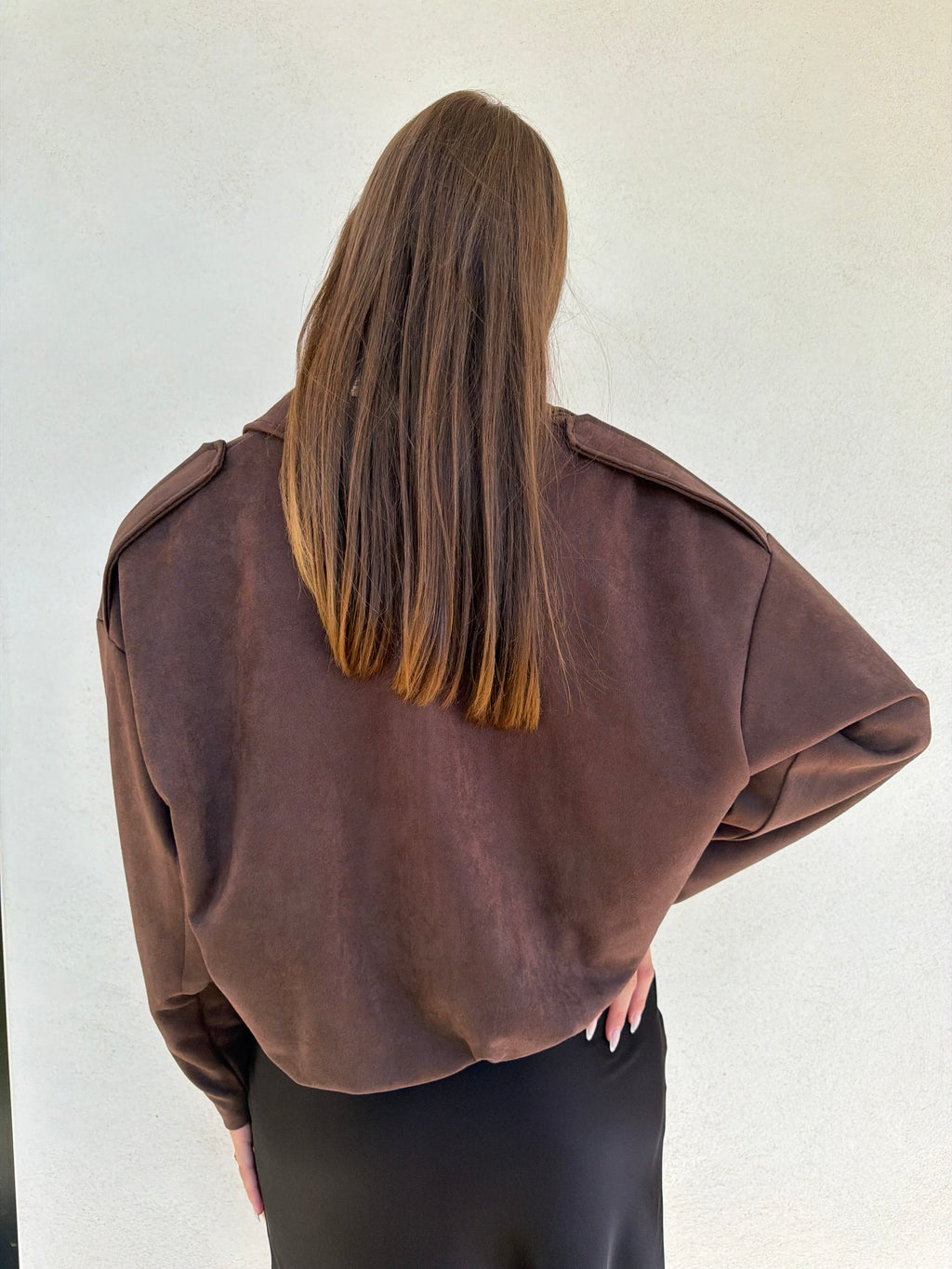BLOUSON | ALICE MARRON FONCÉ