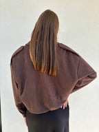 BLOUSON | ALICE MARRON FONCÉ