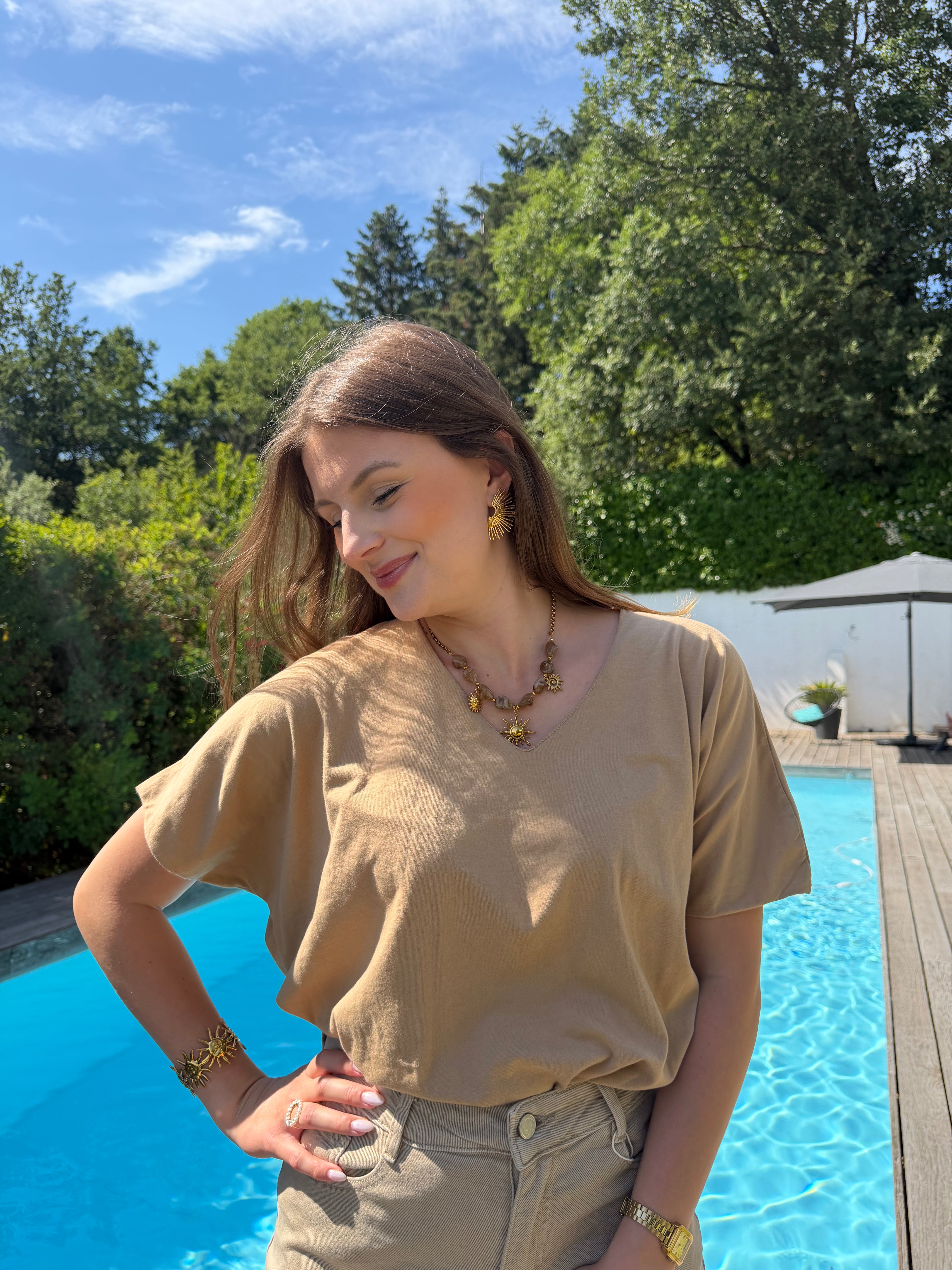 TEE SHIRT | EMMA CAMEL