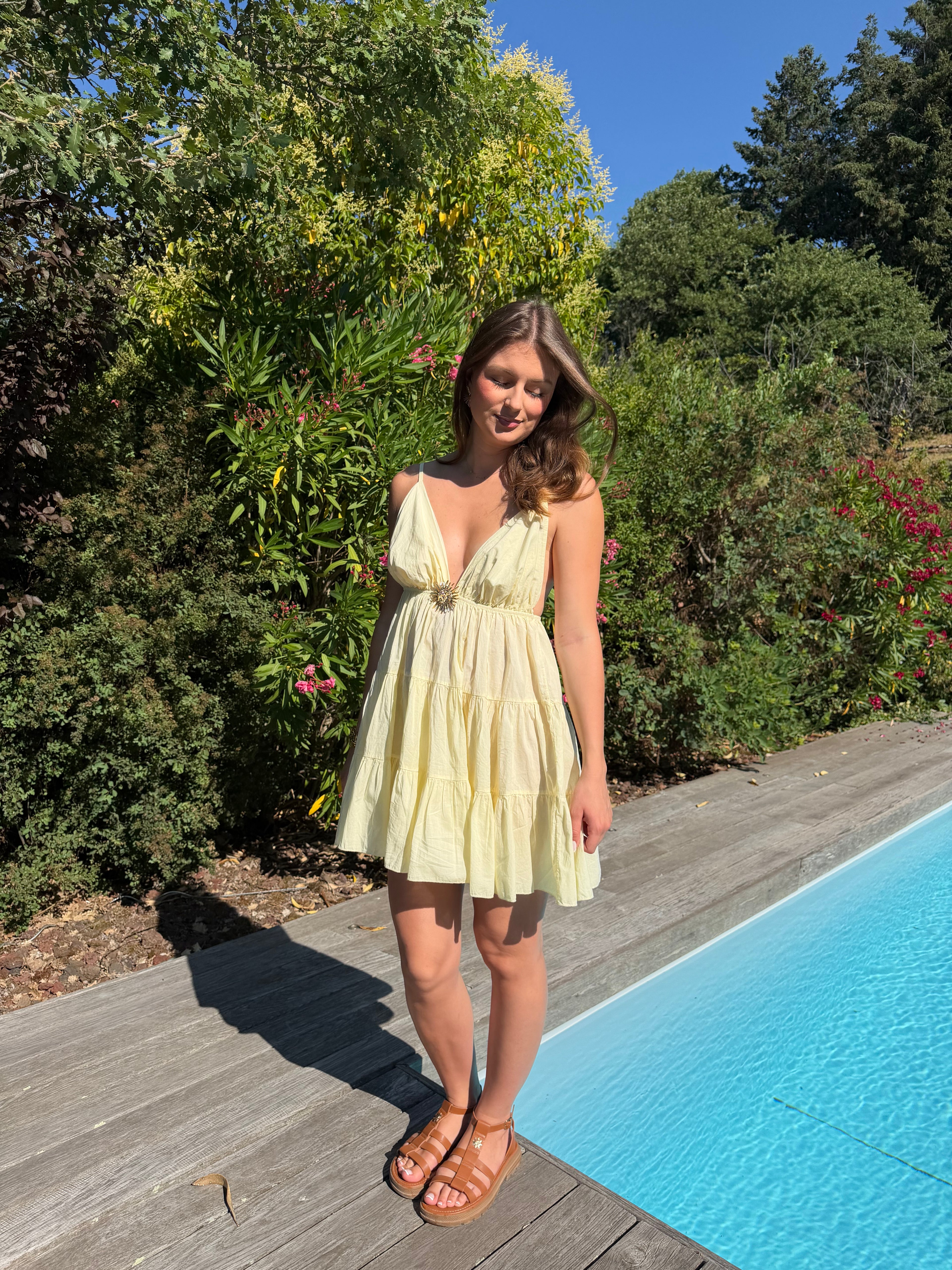 ROBE | SOLÉNE COURTE JAUNE