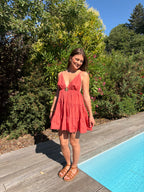 ROBE | SOLÉNE COURTE TERRACOTTA