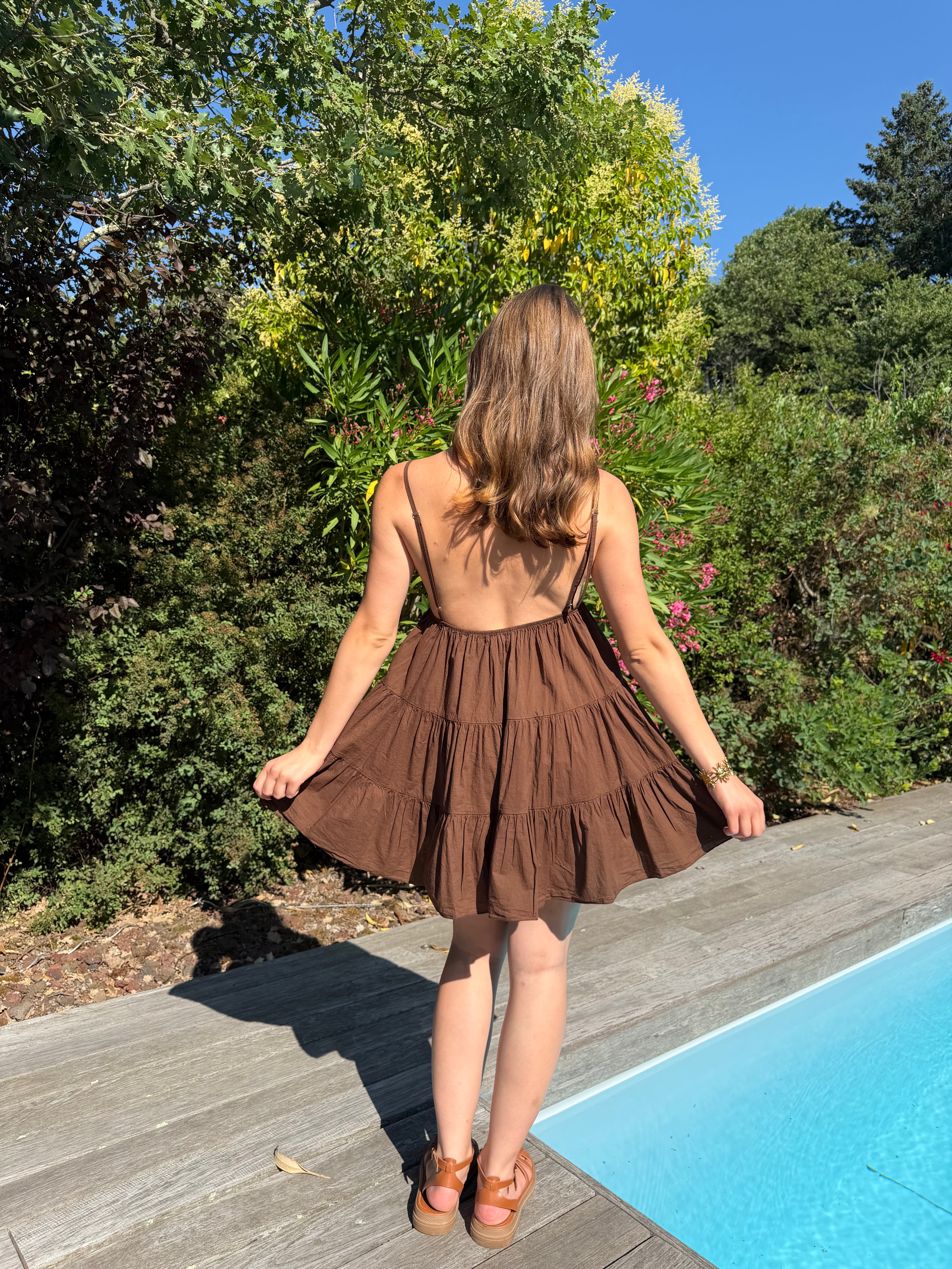 ROBE | SOLÉNE COURTE CHOCOLAT