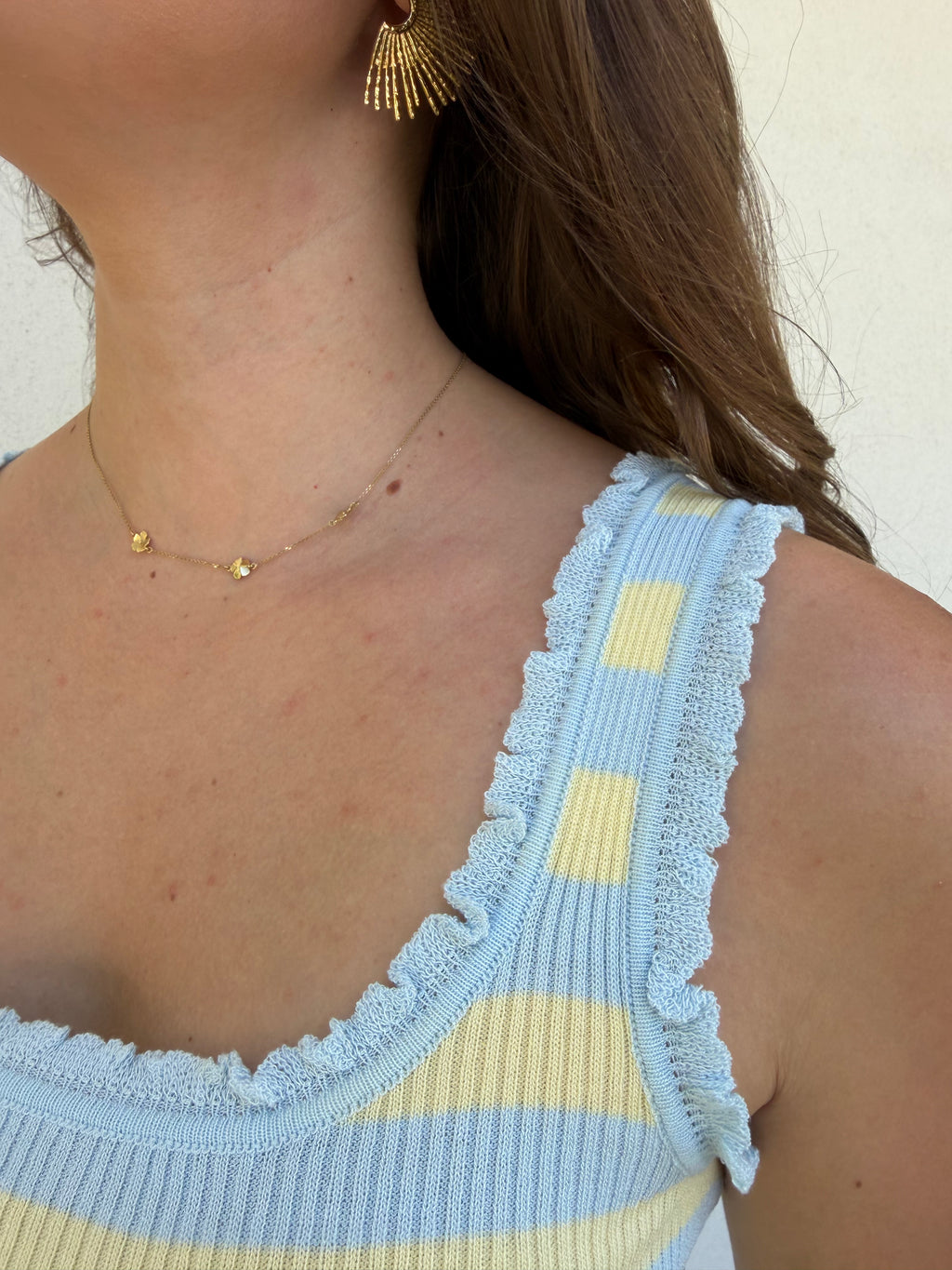 DÉBARDEUR | MARINIÈRE JAUNE