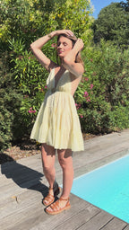 ROBE | SOLÉNE COURTE JAUNE