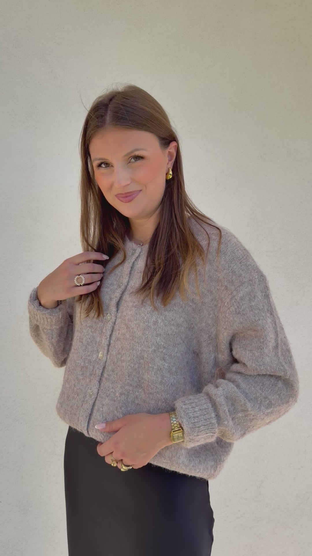 GILET | ALMA TAUPE