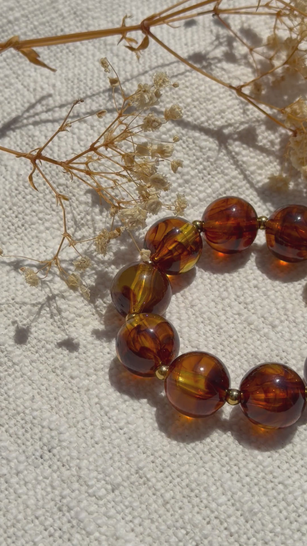 BRACELET | PERLES AMBRÉES