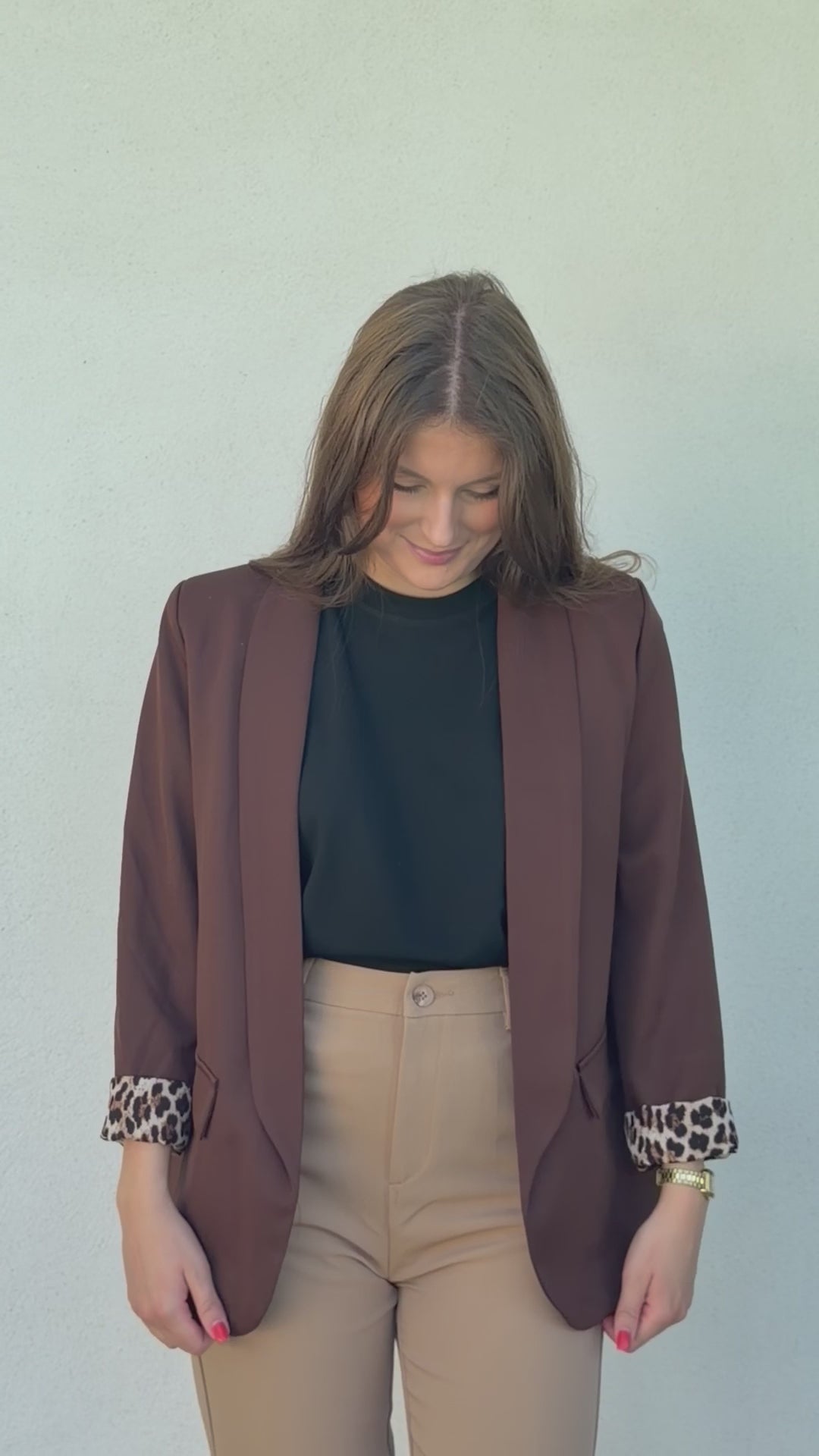 BLAZER | LÉOPARD CHOCOLAT